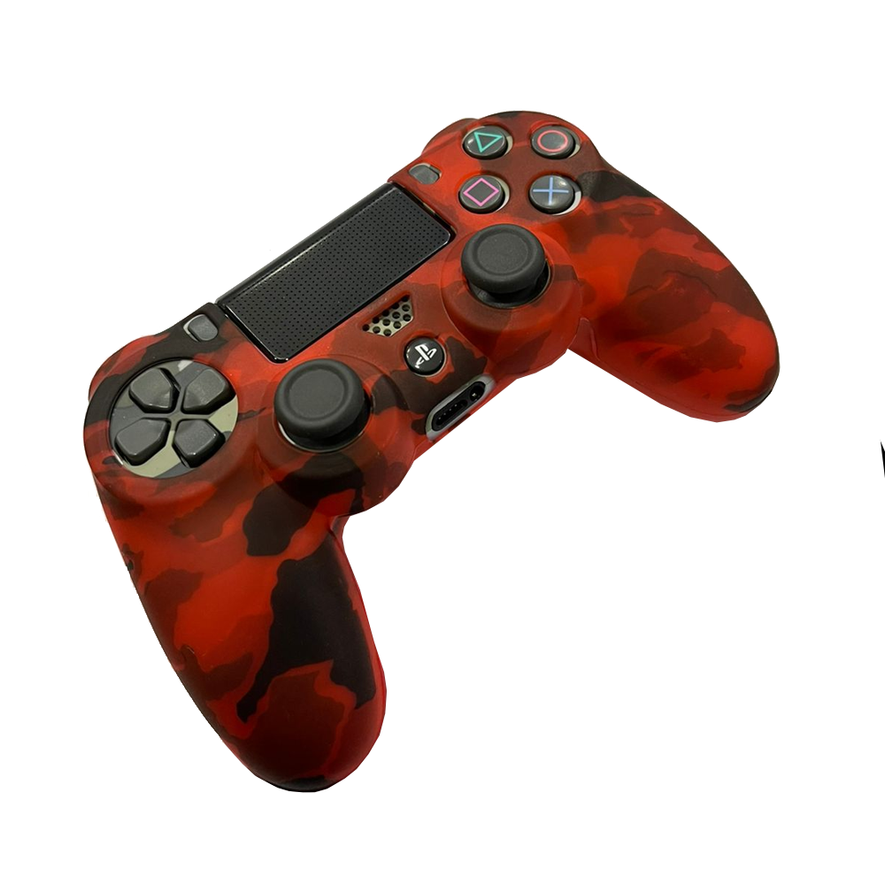 Protector Silicona Control Ps4 Camuflado M14