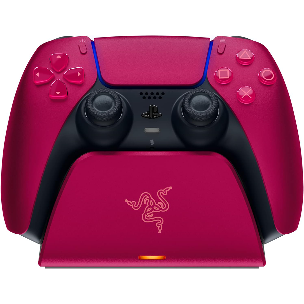 Base Cargador Razer Para Control Ps5 Rojo