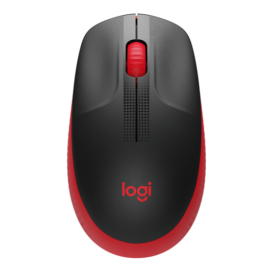 Mouse Logitech M190 Inalámbrico Rojo