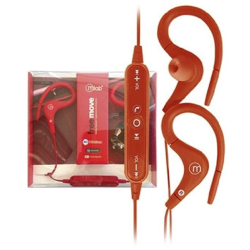 Audífonos Bluetooth Sport Ear Clip Microlab Rojo