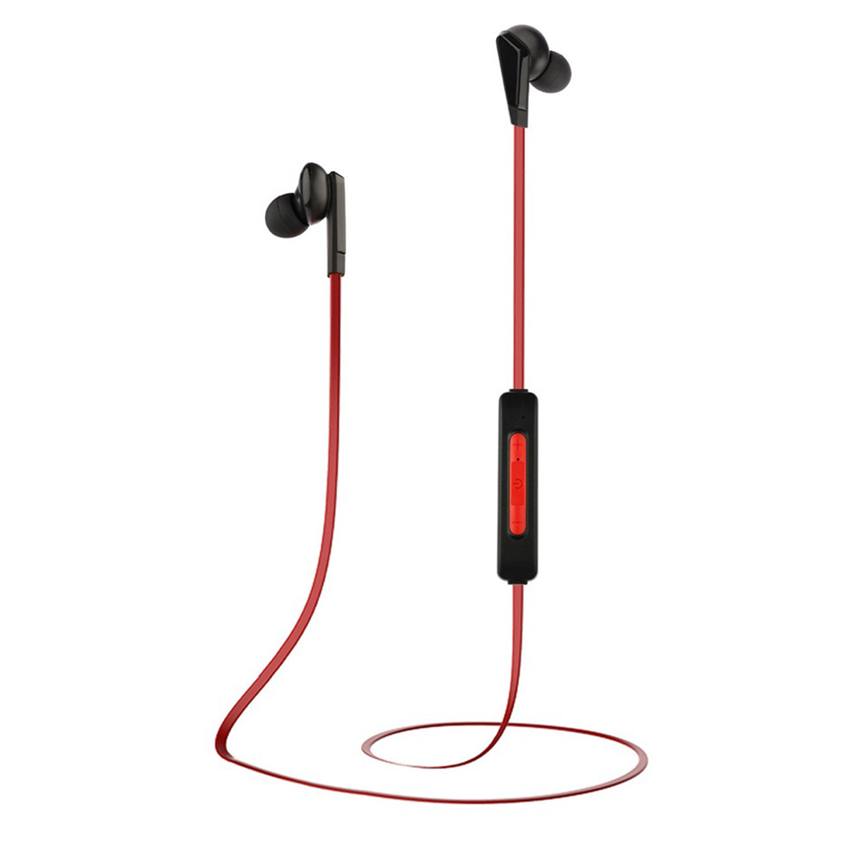 Audifonos Bluetooth Lenovo Deportivo He01 Negro Rojo