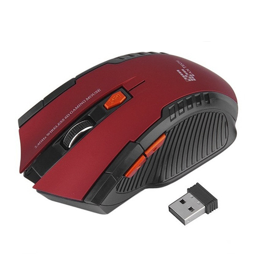 Mouse Gamer Fantech Inalambrico W4 Raigor Rojo