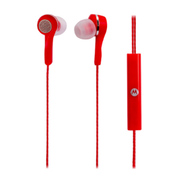 Audífono Motorola Pace 125 In Ear Manos Libres Rojo