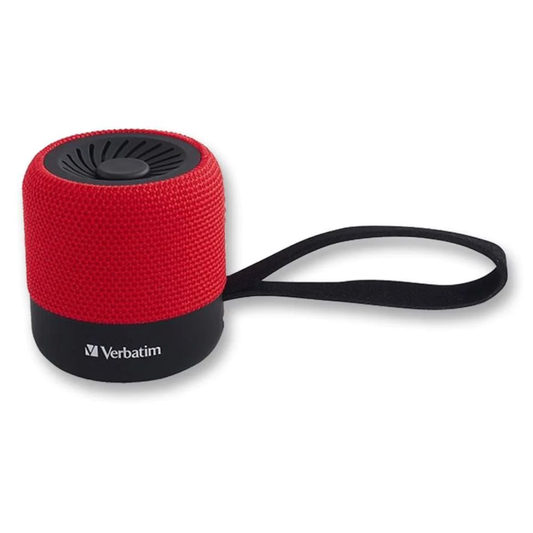 Parlante Bluetooth Portátil Verbatim Mini Rojo