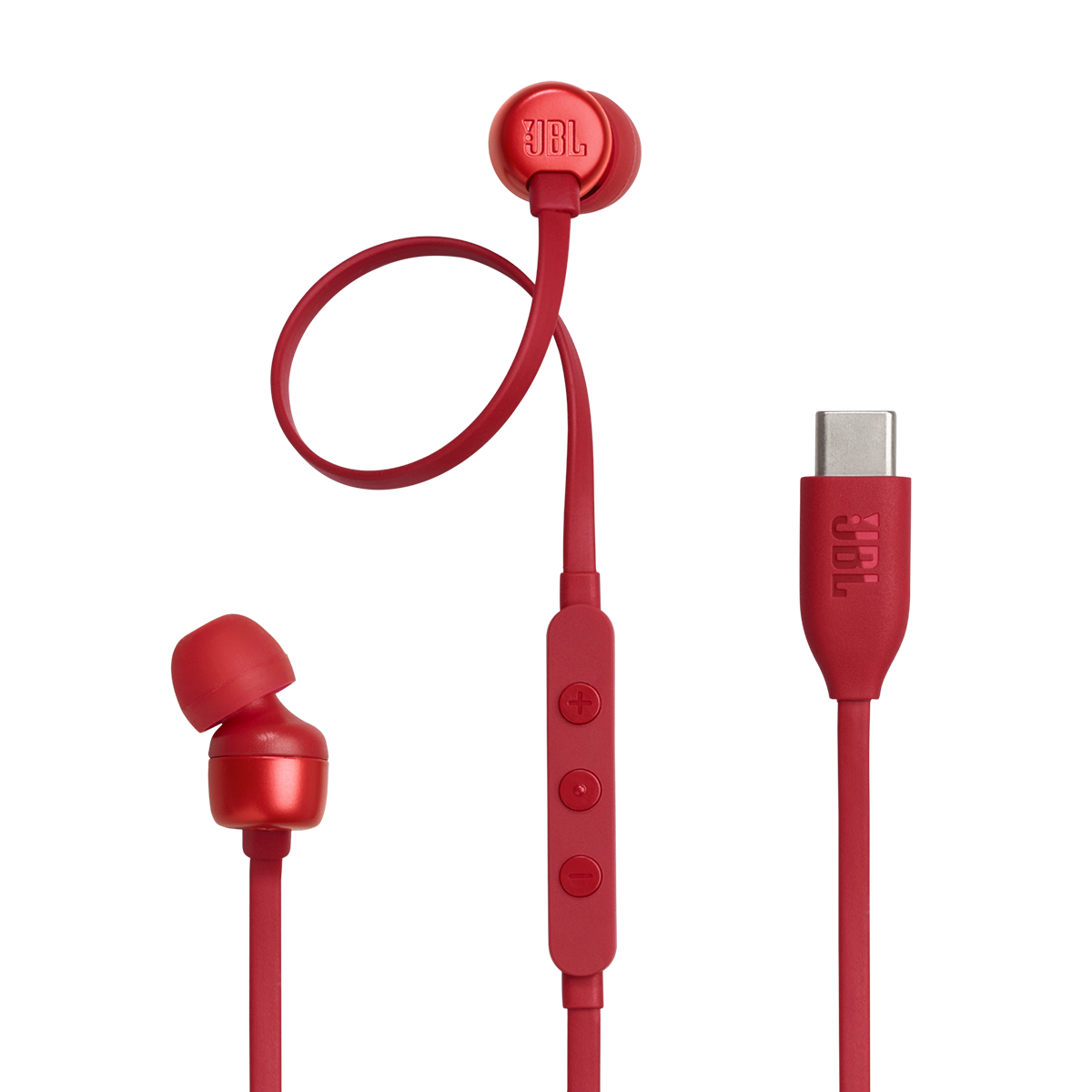 Audífonos In Ear Jbl Tune 310c Tipo C Rojo