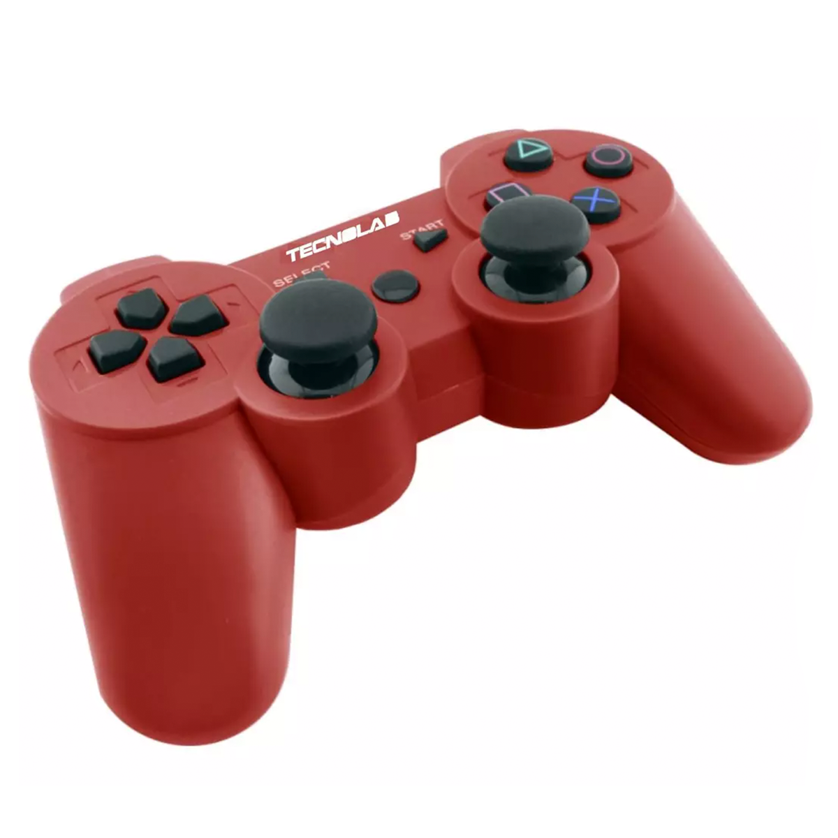 Control Joystick Bluetooth Tecnolab Para Ps3 Rojo