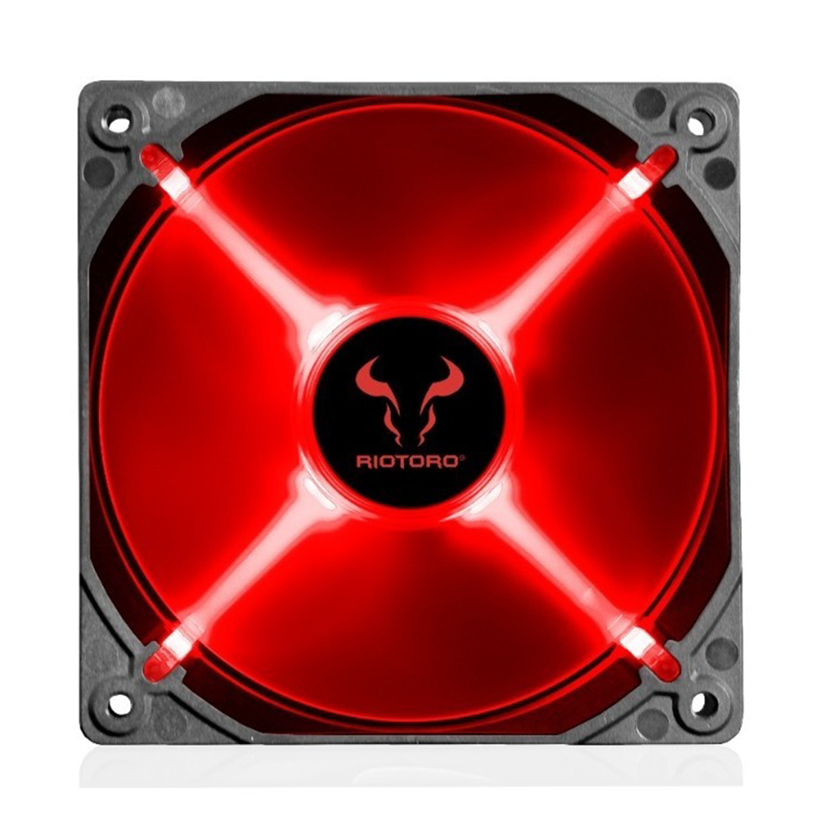 Ventilador Riotoro Cross X Red Fw120 Rojo