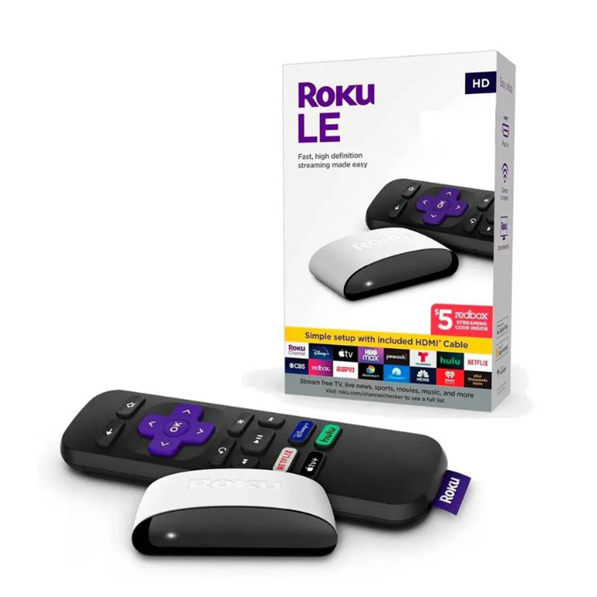 Roku Le Dispositivo Streaming 1080p Full Hd Gris