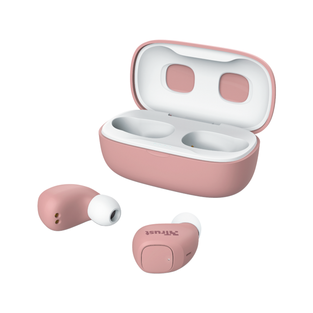 Audifonos Bluetooth Trust Nika Compact Rosado