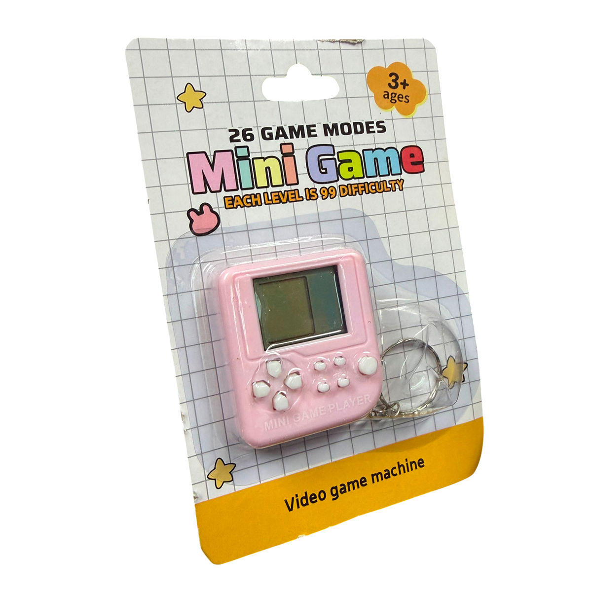 Llavero Gamer MiniGame 26 Juegos Retro Colores