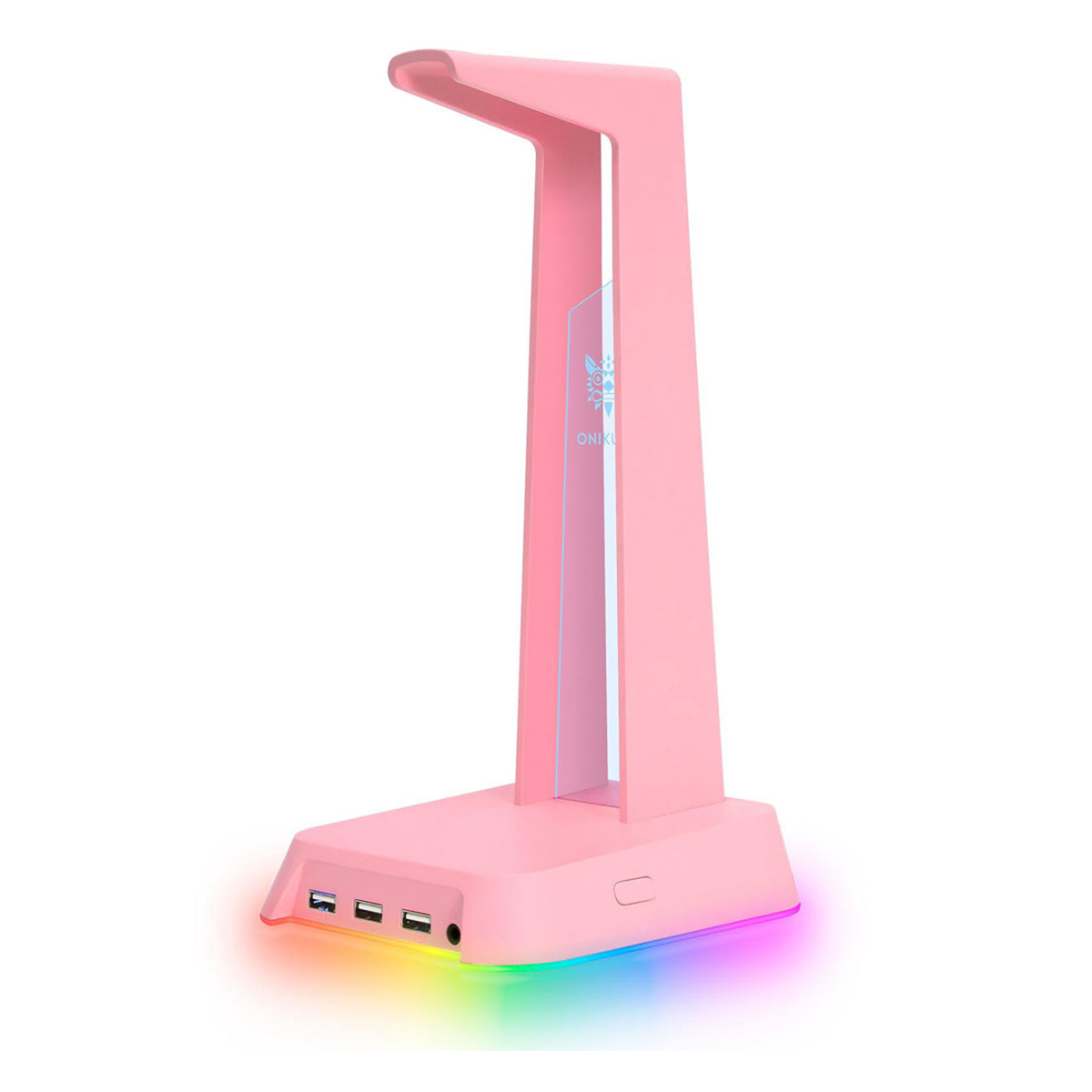 Soporte Stand Audifonos Gamer Onikuma St2 Rgb Usb Rosa – imagen 2