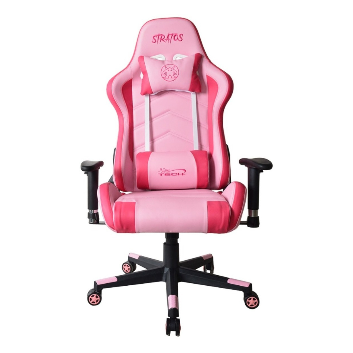 Silla Gamer Stratos Njoytech 2d 180° Rosado