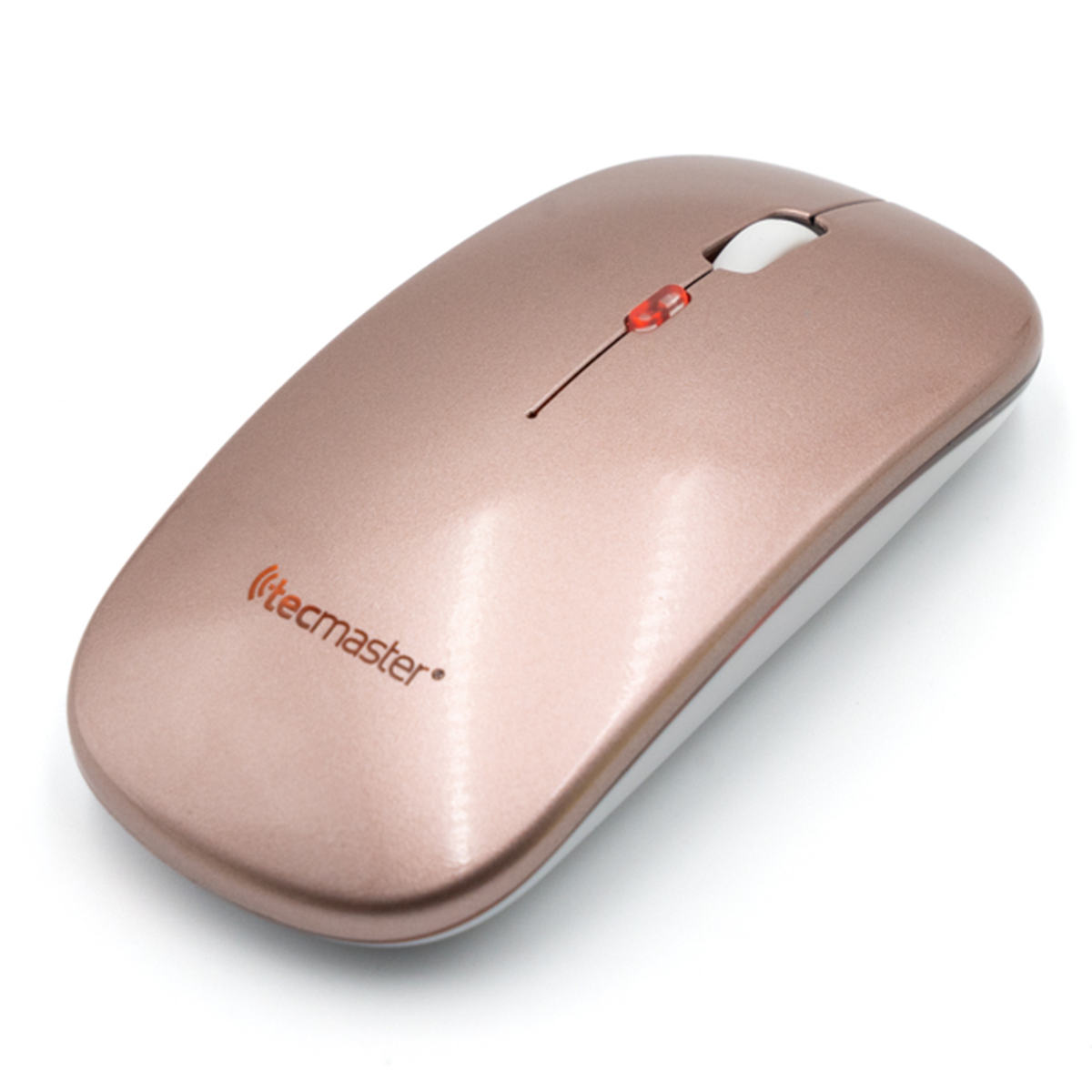 Mouse Dual Recargable Inalámbrico Bluetooth Tecmaster Rosado