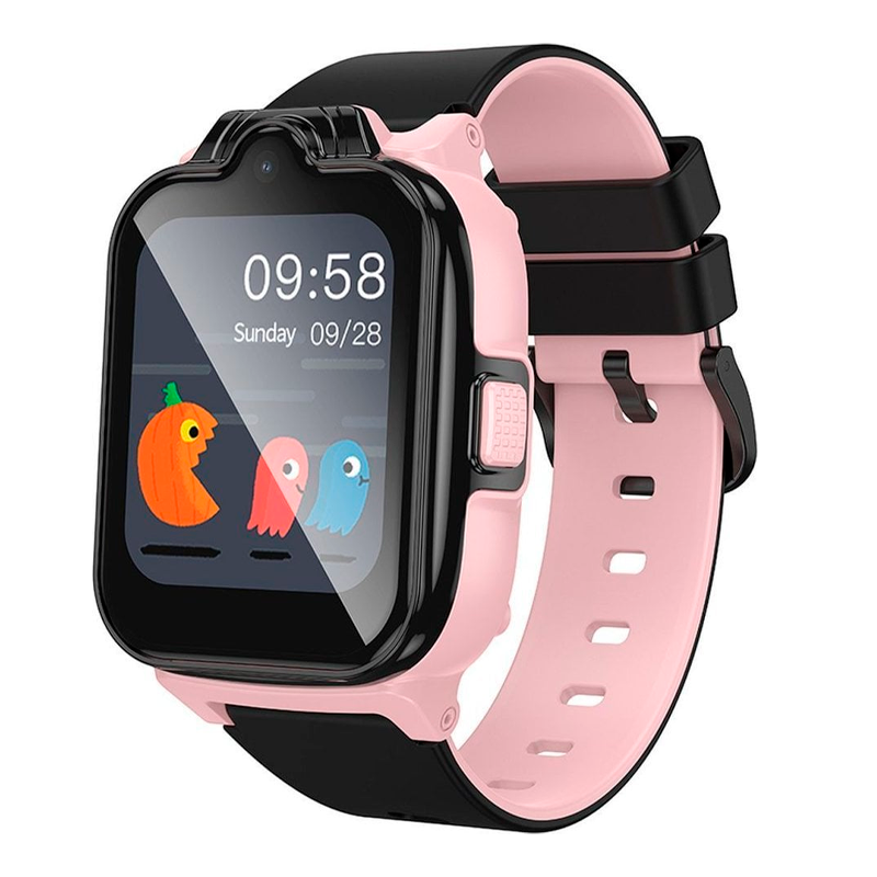 Reloj Smartwatch Para Niños Camara Sos Gps Hoco Y104 4g Rosado