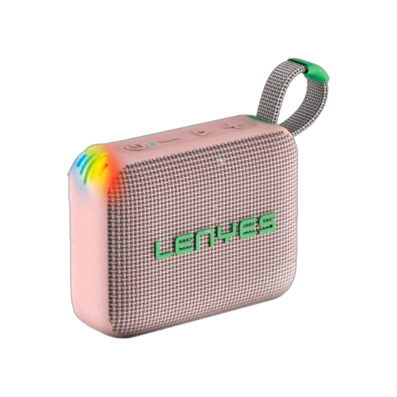 Parlante Bluetooth Lenyes S216 Resistente Al Agua 6w Rosado