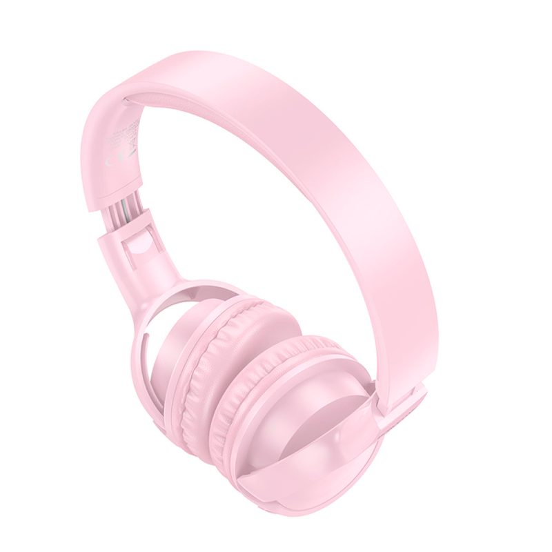 Audífonos Headset Bluetooth Borofone Bo32 Rosado