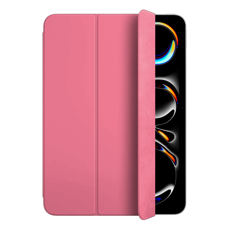 Carcasa Flip Cover Smart Para Ipad 13 Pro 2024 Rosada