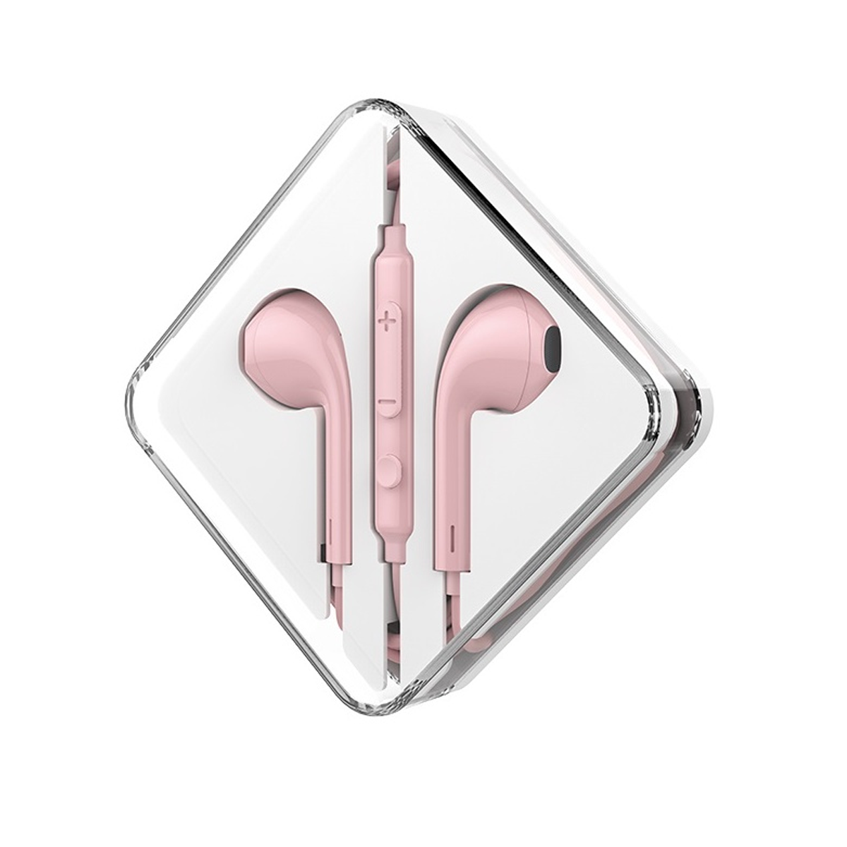 Audífonos In Ear Hoco M55 Memory 3.5mm Rosado