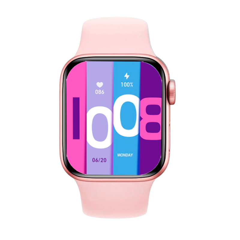 Smartwatch Reloj Inteligente Bluetooth Lenyes Lw204 Mini Rosa