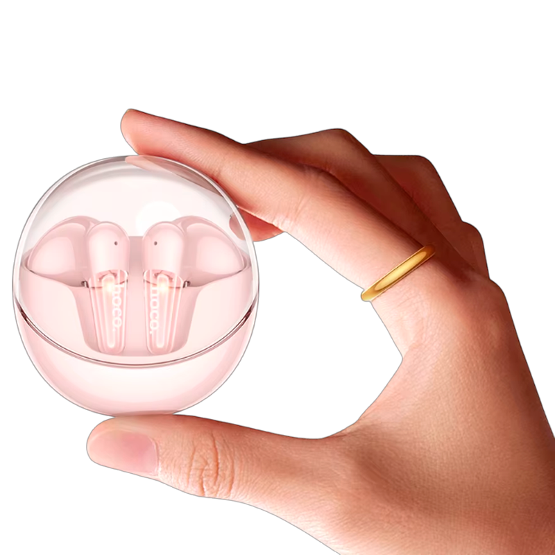 Audífonos In Ear Bluetooth Hoco Ew202 Rosado – imagen 2