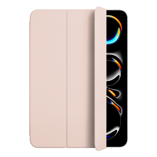 Carcasa Flip Cover Smart Para Ipad 10.9 10th Gen 2022 / 2025 Rosa Palido