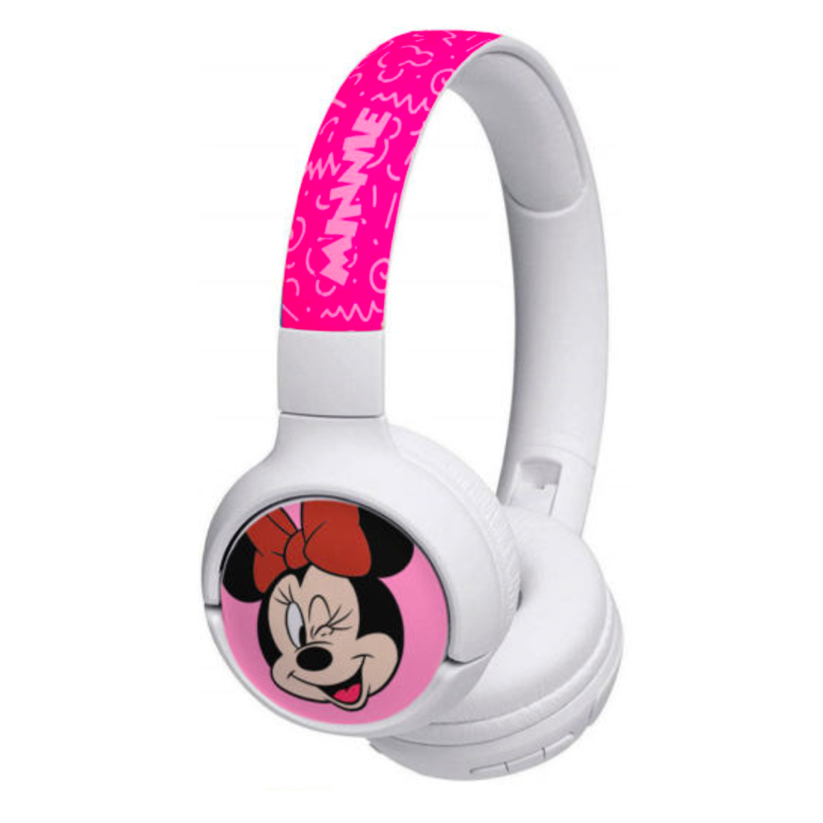 Audífonos Bluetooth Disney Minnie Blanco Rosado