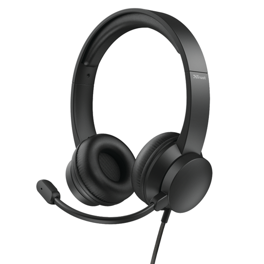 Audifono Con Microfono Trust Rydo Pc Negro