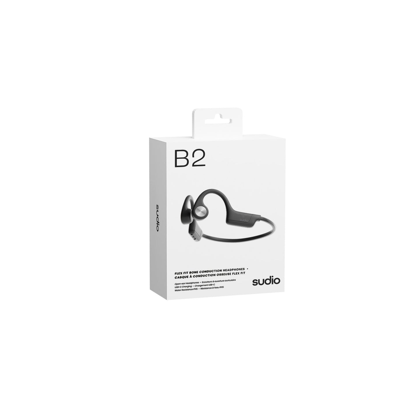 Audífonos Bluetooth Sudio B2 Conducción Osea Negro – imagen 4