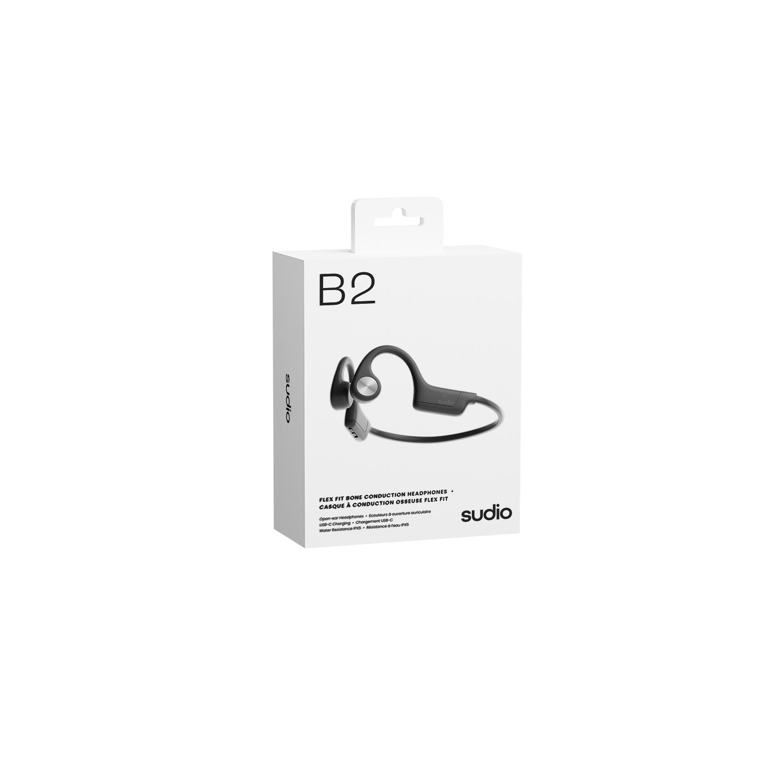 Audífonos Bluetooth Sudio B2 Conducción Osea Negro – imagen 4