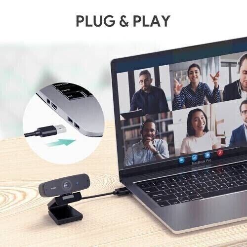 Webcam Aukey 1080p Full HD Usb Negro – imagen 3