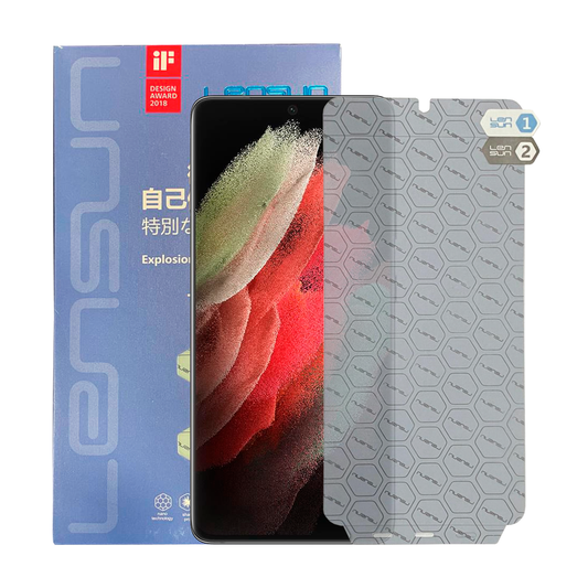 Samsung Galaxy S21 Ultra Lamina Nanotech Lensun Full Cover
