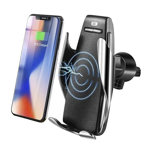 Cargador Inalámbrico Inteligente Soporte Auto Sensor S5