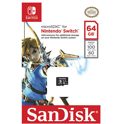 Micro SD 64 Gb Sandisk Para Nintendo Switch
