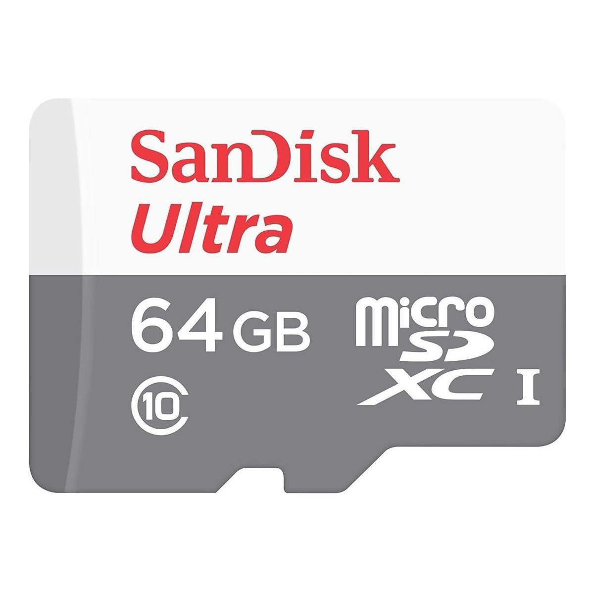 Memoria Micro Sd Sandisk Ultra 64 Gb Clase 10