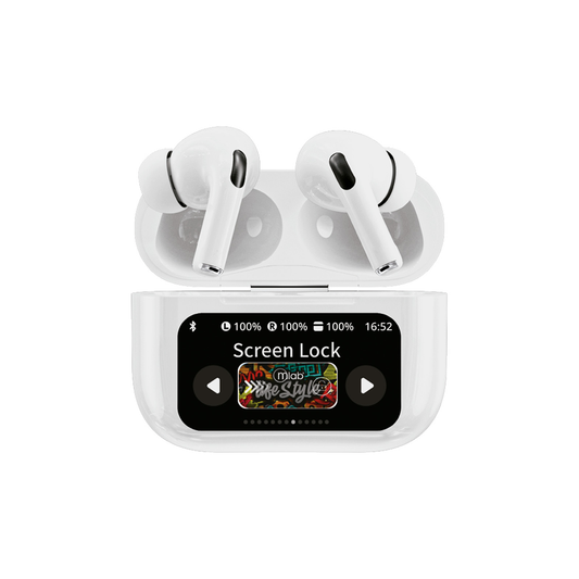 Audifonos In Ear Bluetooth Microlab Anc + Enc Air Smart Touch Blanco