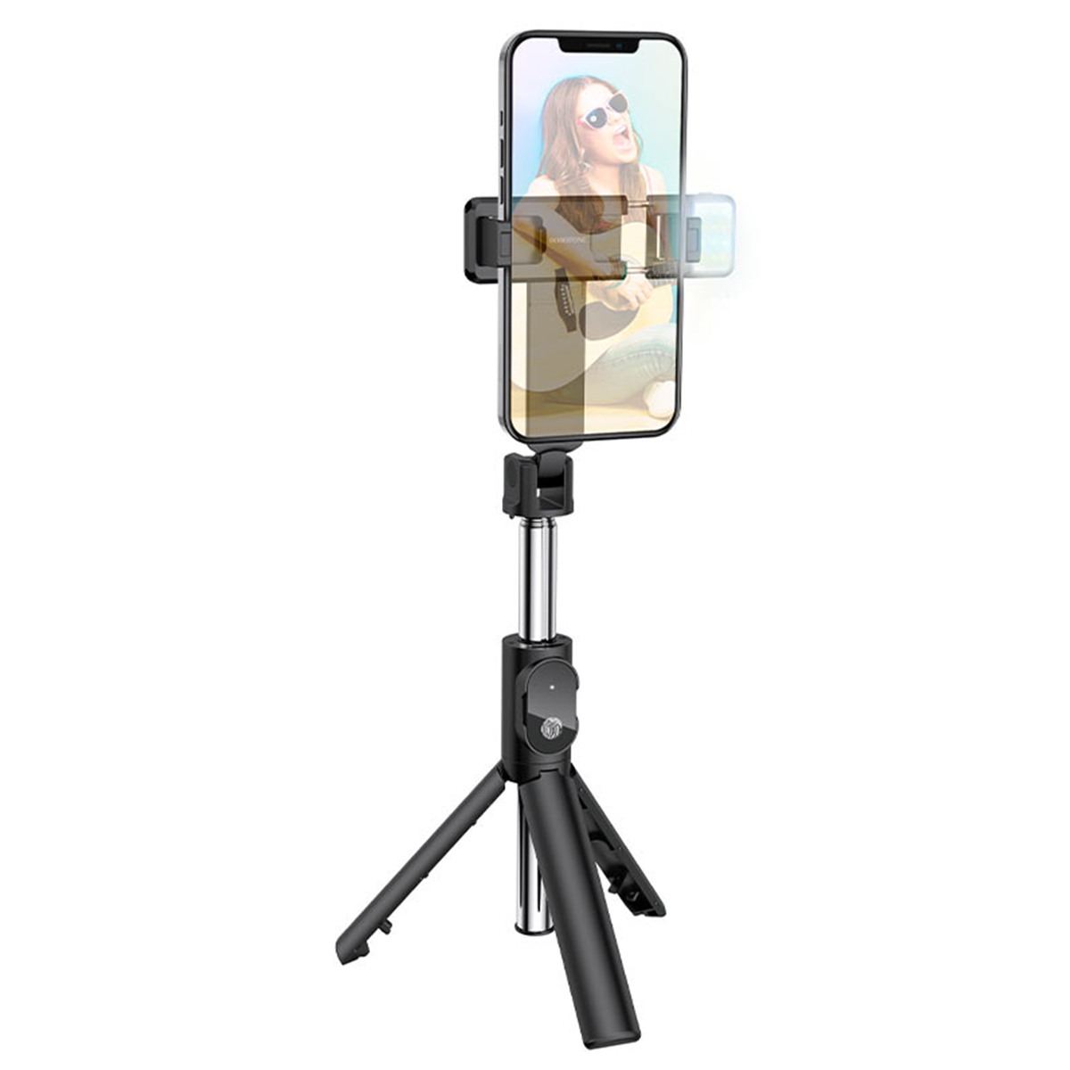 Baston Selfie Tripode Bluetooth Borofone By8 Negro