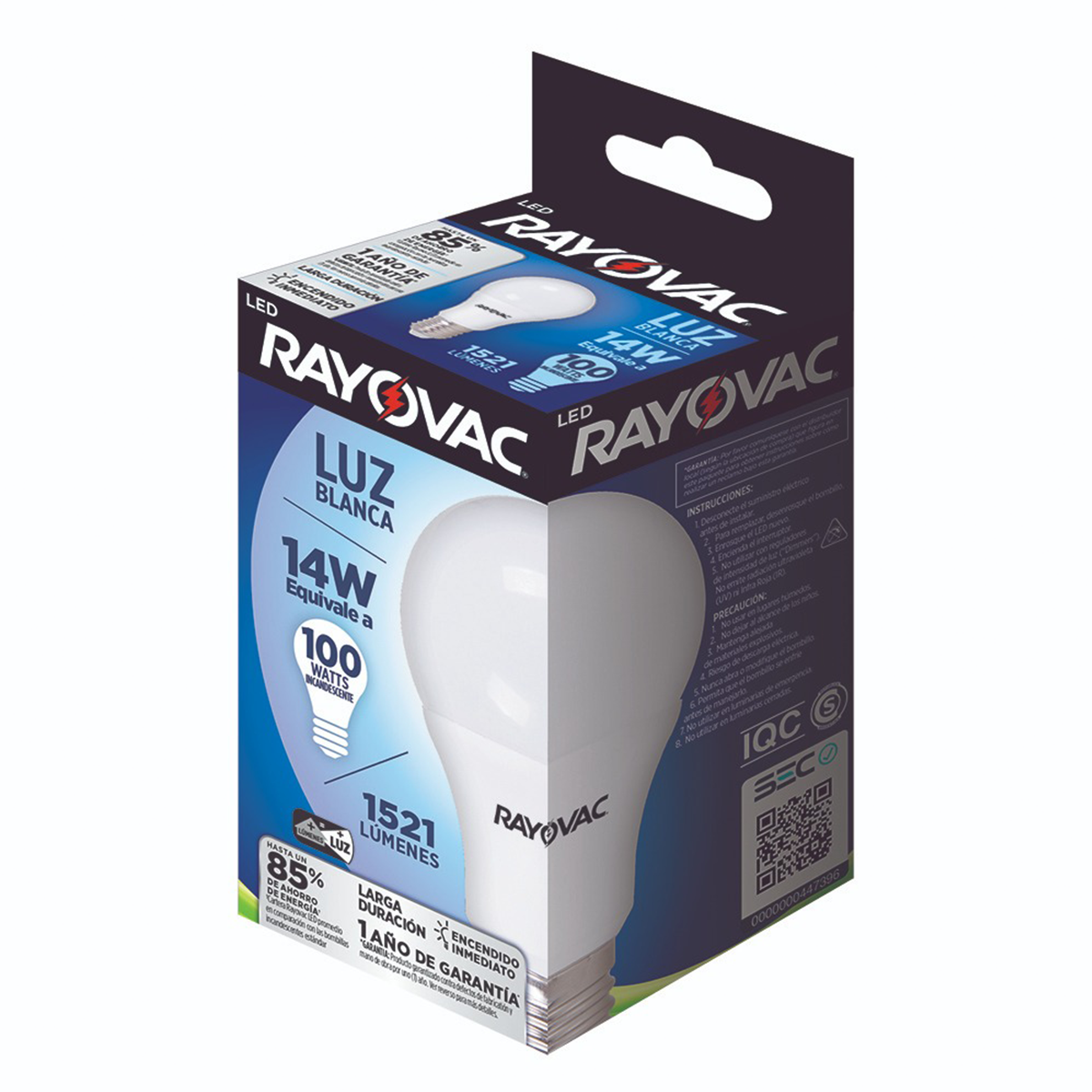 Ampolleta Rayovac Led E27 14w Luz Blanca