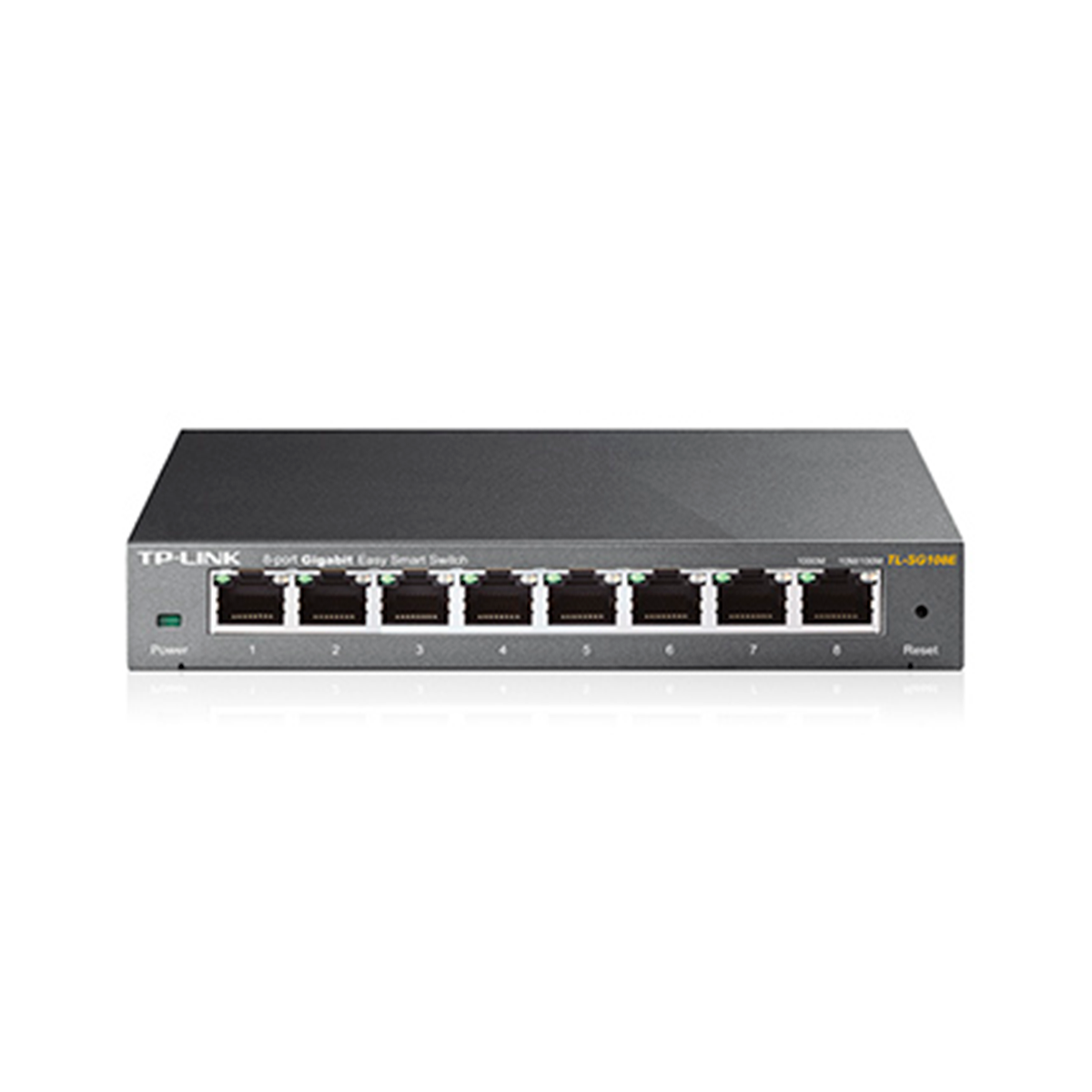 Switch Easy Smart de 8 Puertos Gigabit Tp-link TL-SG108E Gris