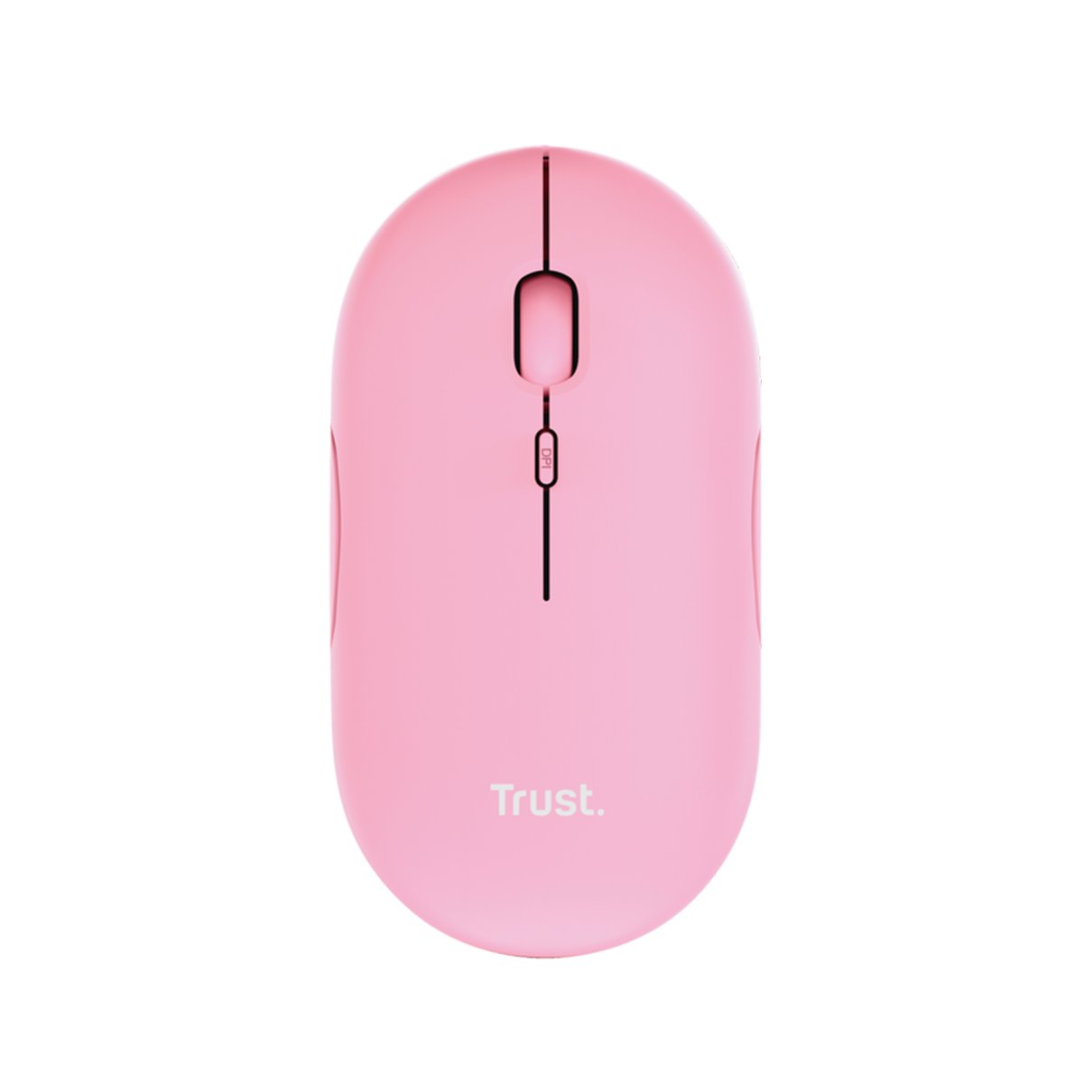 Mouse Inalambrico Bluetooth Trust Puck Dual Recargable Rosa