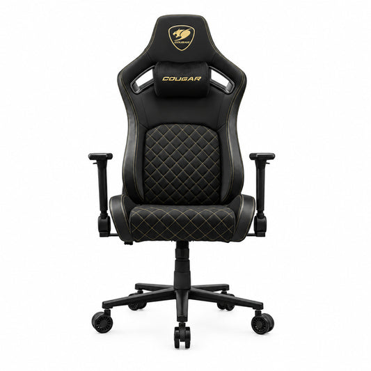 Silla Gamer Cougar Defensor Gold F Tela Transpirable Reposabrazos 4D