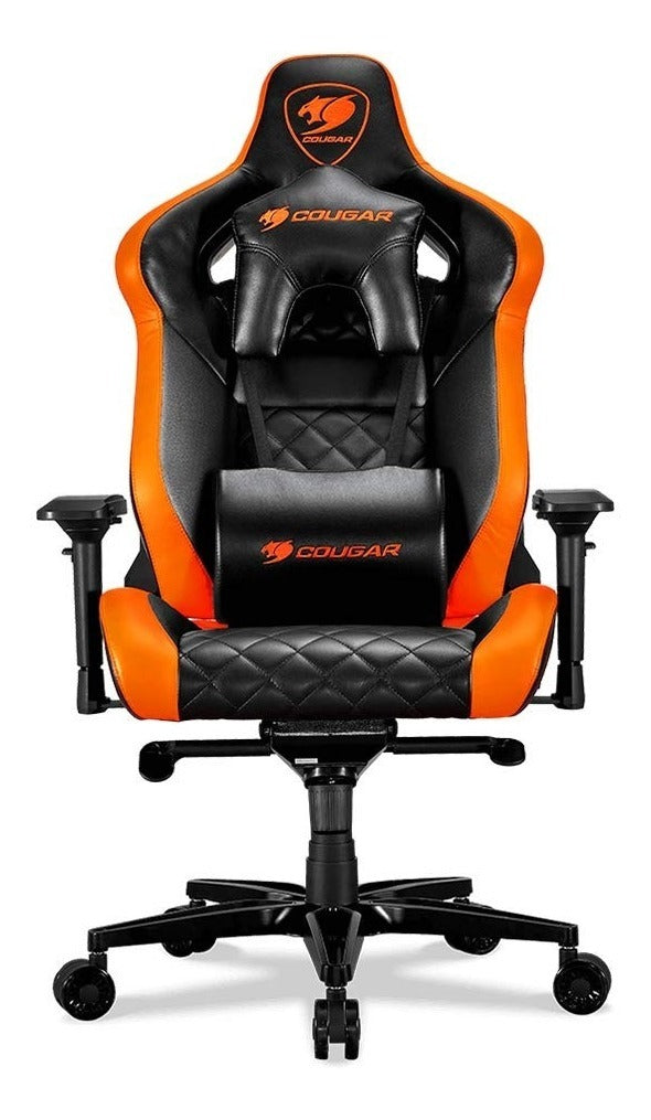 Silla Gamer Profesional Cougar Armor Titan Negro Naranjo – imagen 4