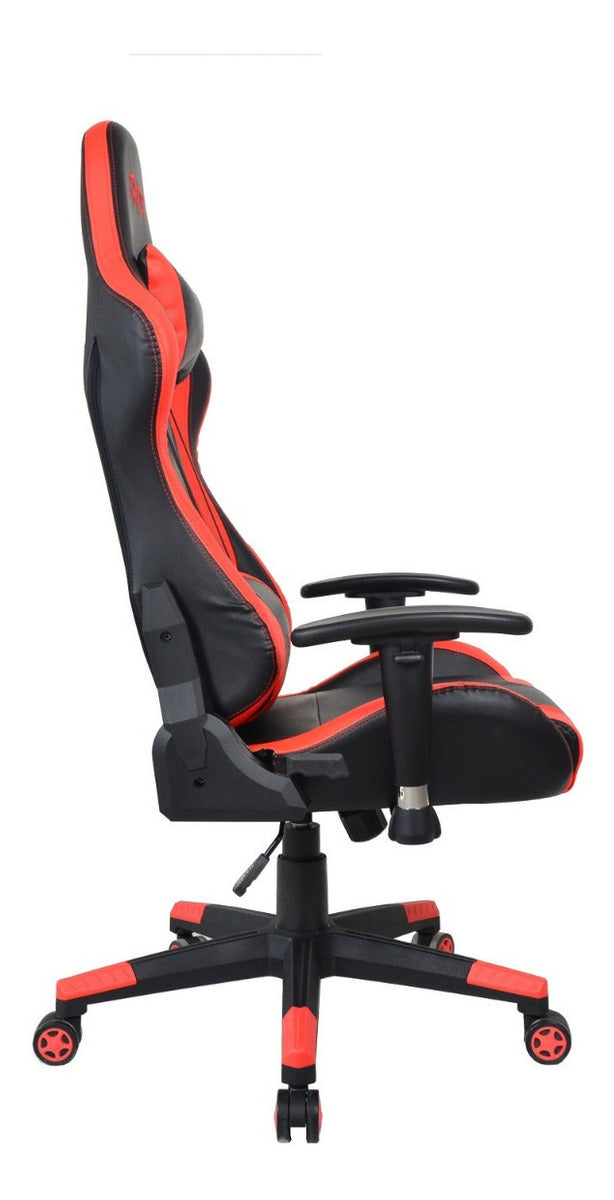 Silla Gamer Stratos Njoytech 2d 180° Negro Rojo – imagen 3