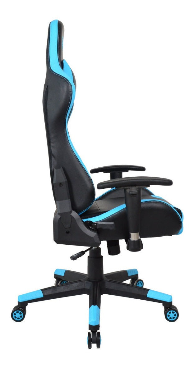 Silla Gamer Stratos Njoytech 2d 180° Negro Azul – imagen 3