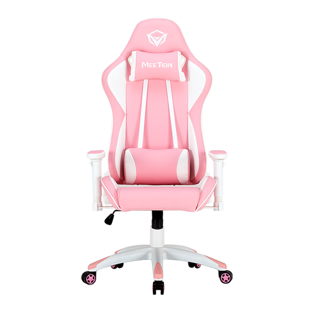Silla Gamer Meetion CHR16 Rosado Blanco