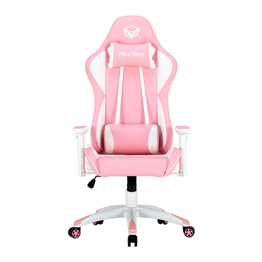 Silla Gamer Meetion CHR16 Rosado Blanco