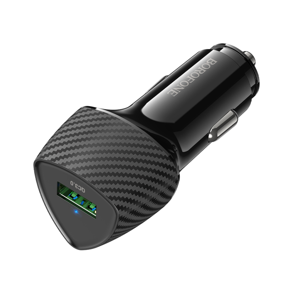 Cargador de Auto Borofone Bz31 Usb Q3.0 18w Negro – imagen 2