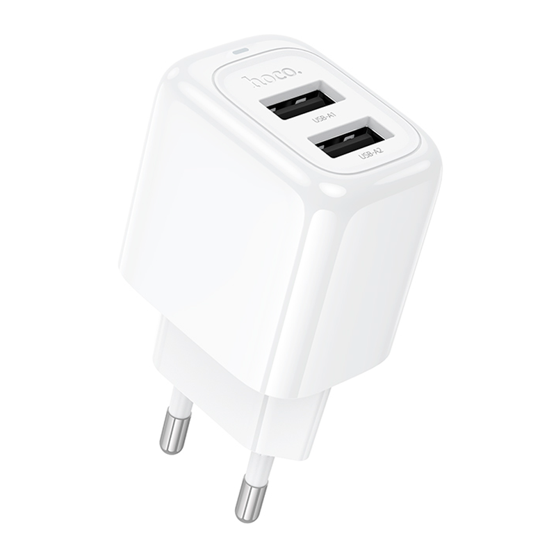 Cargador Hoco Cs51a 12w Dual Blanco