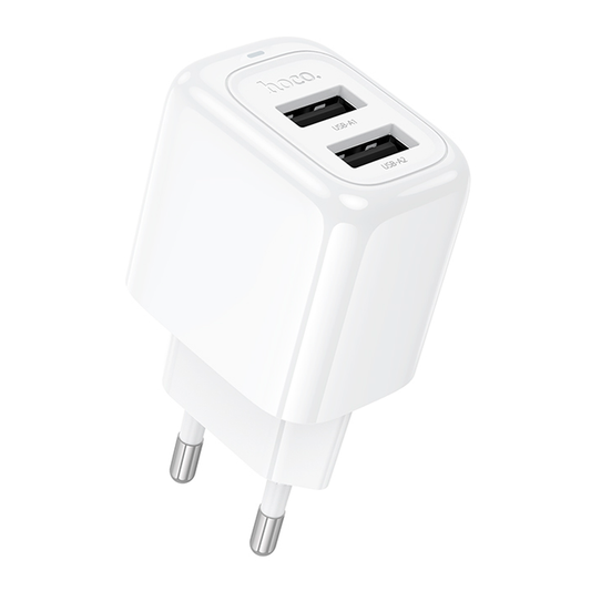 Cargador Hoco Cs51a 12w Dual Blanco