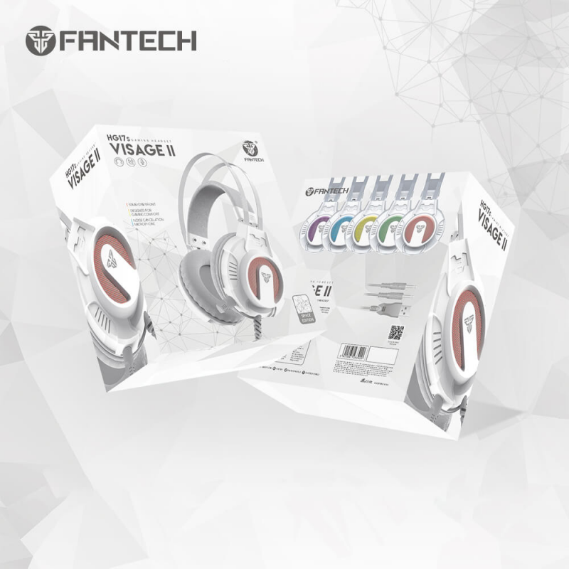 Audífonos Gamer Fantech Visage II Hg17 Space Edition Usb Blanco – imagen 4