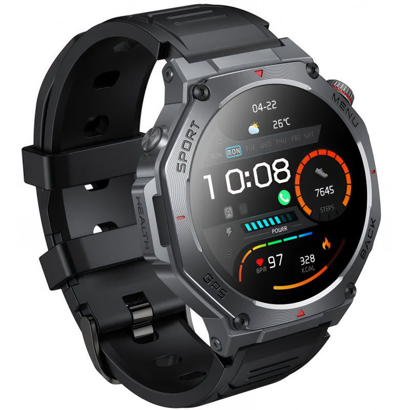 Reloj Smartwatch Hoco Y37 Amoled Gps Llamada Bluetooth Negro – imagen 2